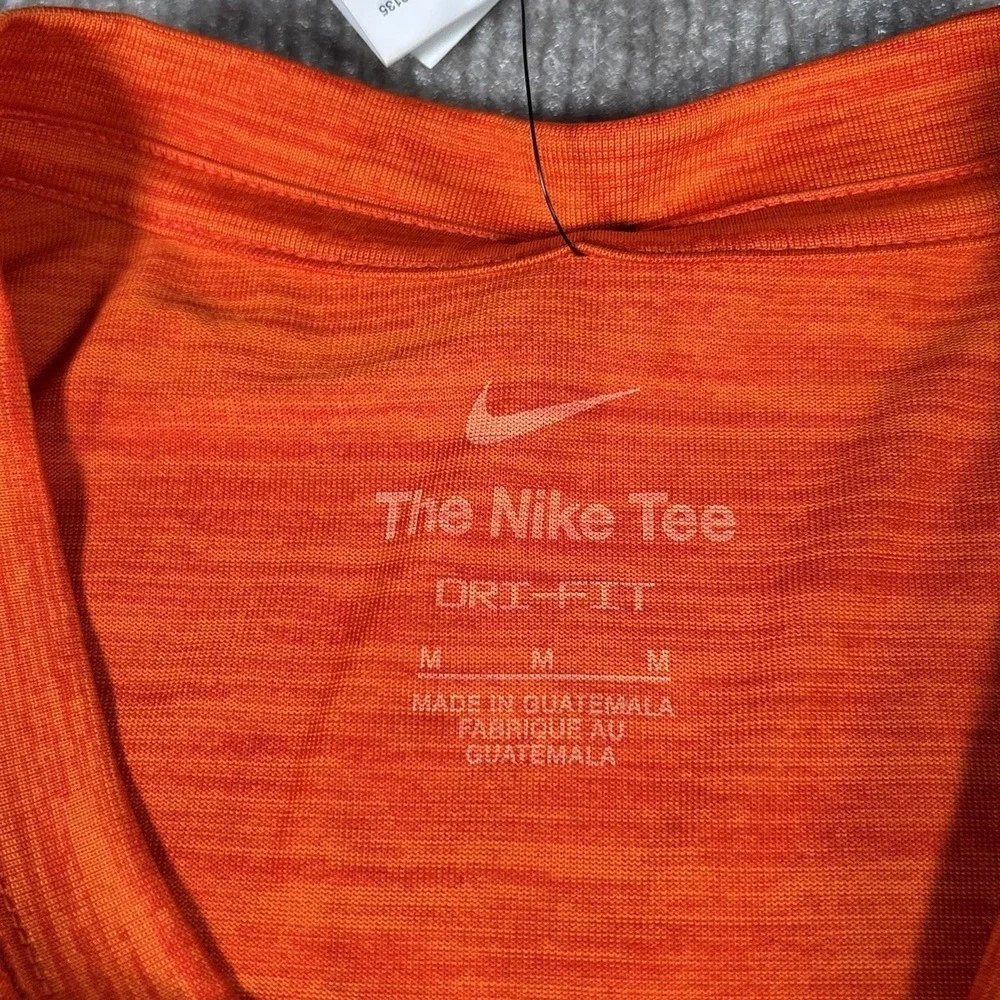 Nike Cleveland Browns‎ T Shirt Mens M Short Sleeve Orange Dri Fit Logo NFL NWT